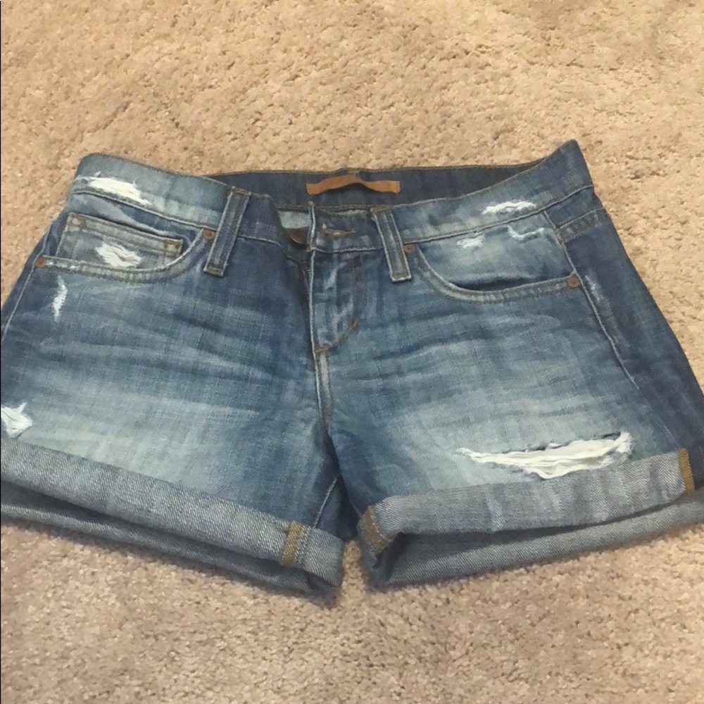 Denim shorts